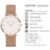 Classical Solid Dial Analog Quartz