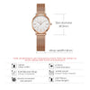 Elegant Steel Mesh Strap Business Watches