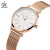 Elegant Steel Mesh Strap Business Watches