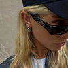 Minimalist Style Shinny Gold Earrings