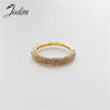 Solid Rhinestone Studded Classic Rings