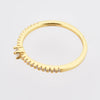 Trendy Rhinestone Thin Rings