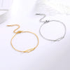 Minimalist & Trendy Hammered Charm Bracelets