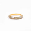 Solid Rhinestone Studded Classic Rings